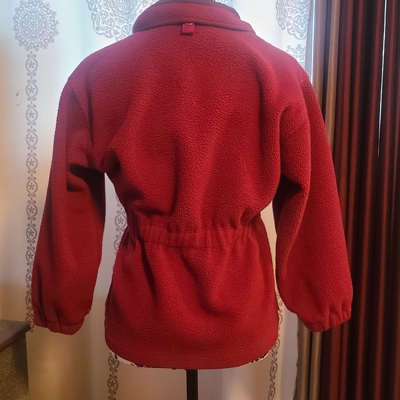 Pink zip up fleece jacket - Picture 3 of 4